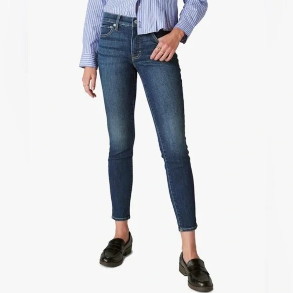 Lucky Brand Mid Rise Skinny Ava Ankle Jeans 6 28 Ankle Slim Stretch Classic